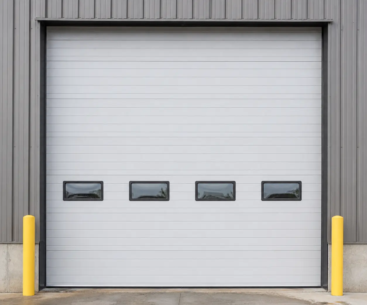 Commercial Garage Door After Repair