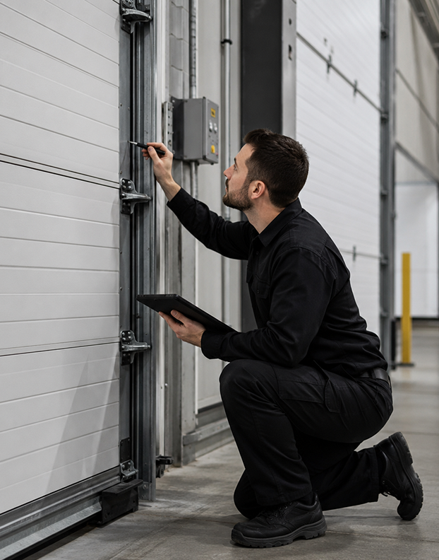 Commercial door inspection