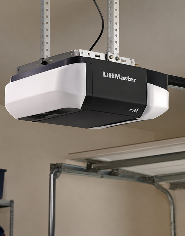Local expert repairing an off-track garage door in Denton