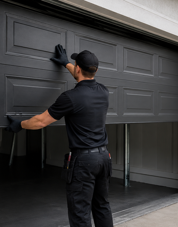 Emergency garage door maintenance and repair service in Denton, Texas