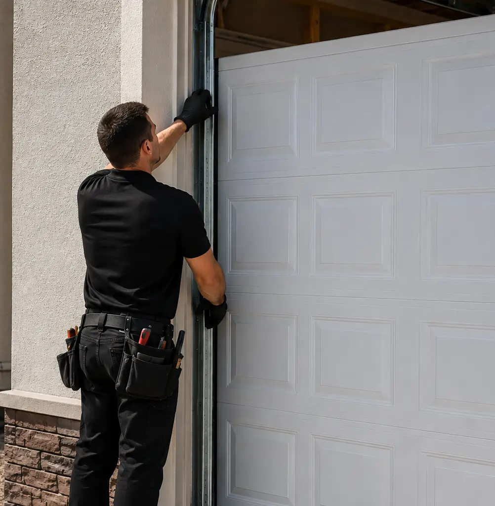Smart garage opener connected to a mobile device