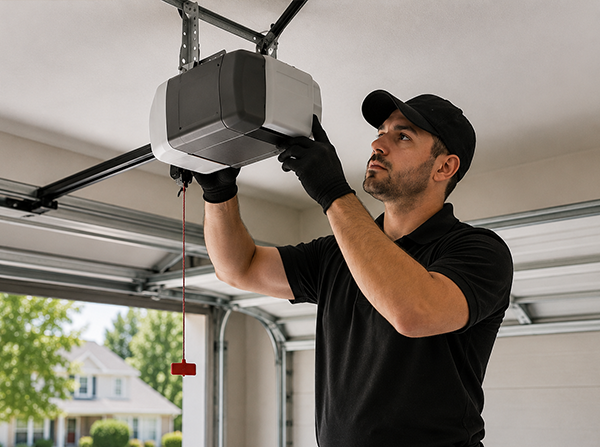 Smart garage door opener with remote access features