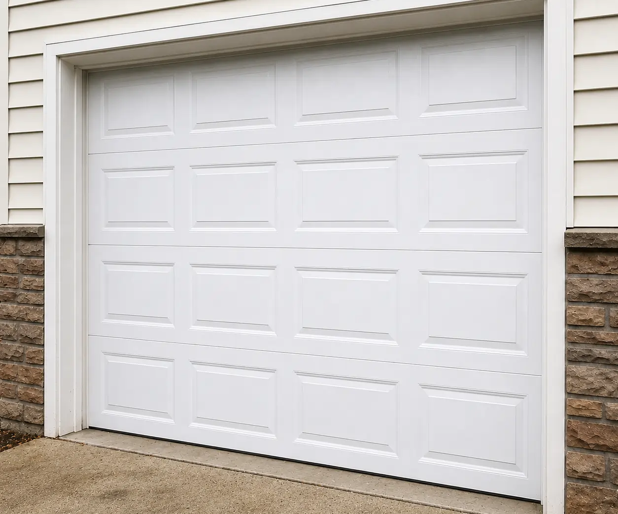 Garage door repair after installation