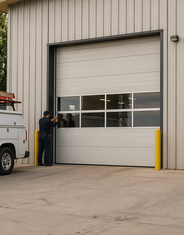 Garage door maintenance with professional inspection