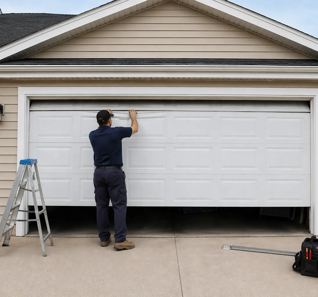Maintained garage door system.